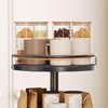 HOOBRO Lazy Susan Organizer, Rotating Spice Rack, 3-Tier Organizer, Turntable