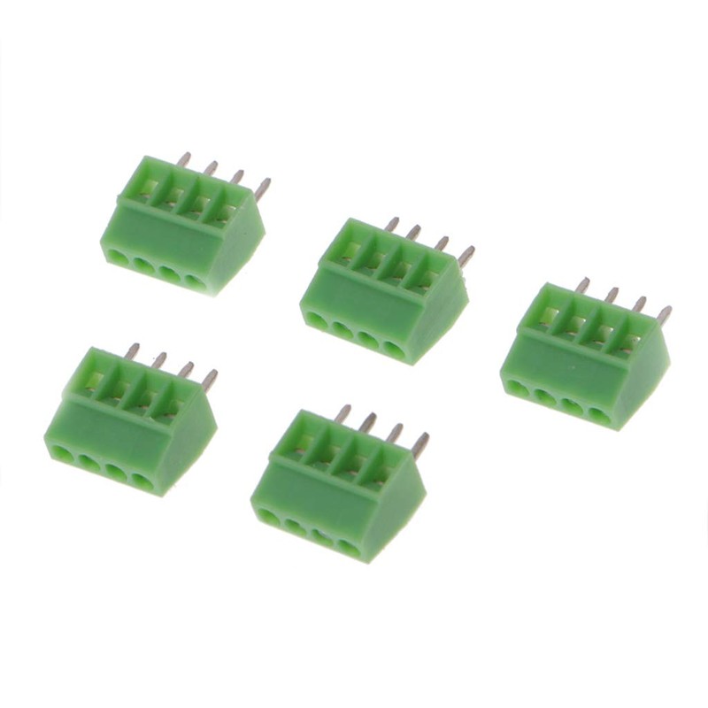 JOYKK 10 Pezzi 4Pin Morsetti a Vite per Montaggio su