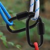 TEHAUX Locking Stainless Outdoor Heavy Carabiner Hammock Quick Re for