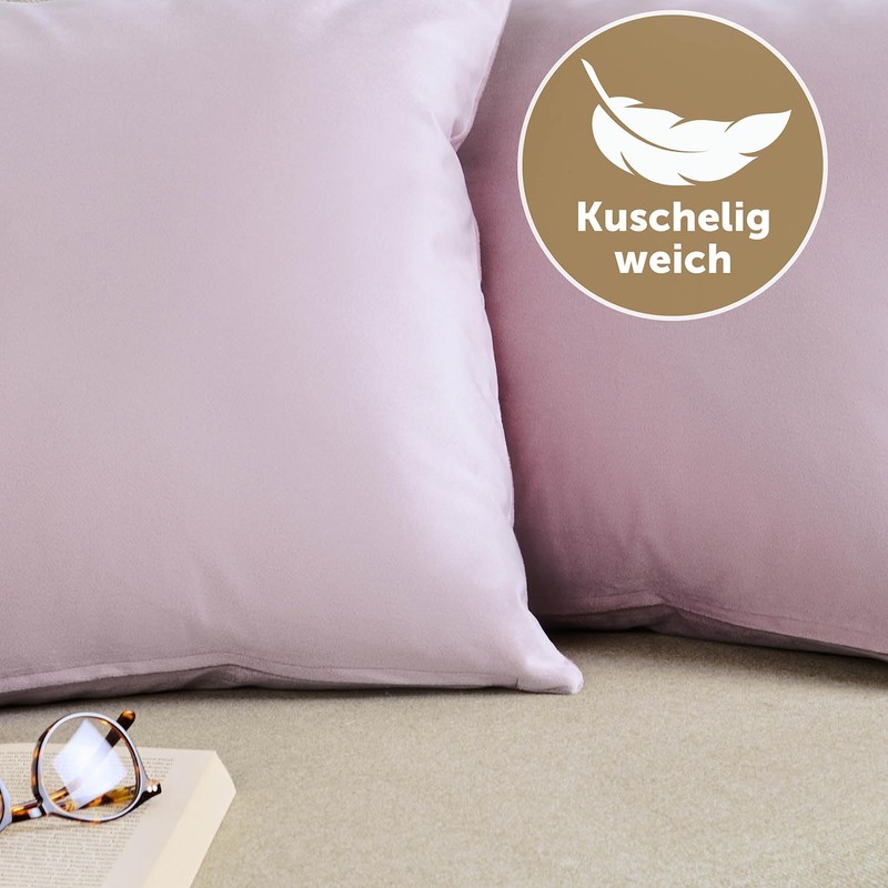 Blumtal Set of 2 Soft Velvet Cushion Covers, 50 x