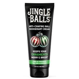 Pelto Jingle Anti-Chafing Cream Ball Deodorant for Men. 2025 Stocking Stuffers for Men Christmas Gifts For Husband Boyfriend, Unique Gifts for Him. White Elephant Gift Dad Boyfriend Secret Santa