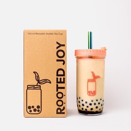 Reusable Bubble Tea Cup - Color: White