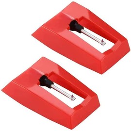Voarge Pack of 2 needle for turntable, replacement needle turntable needle universal for most turntable phonograph, vinyl turntable