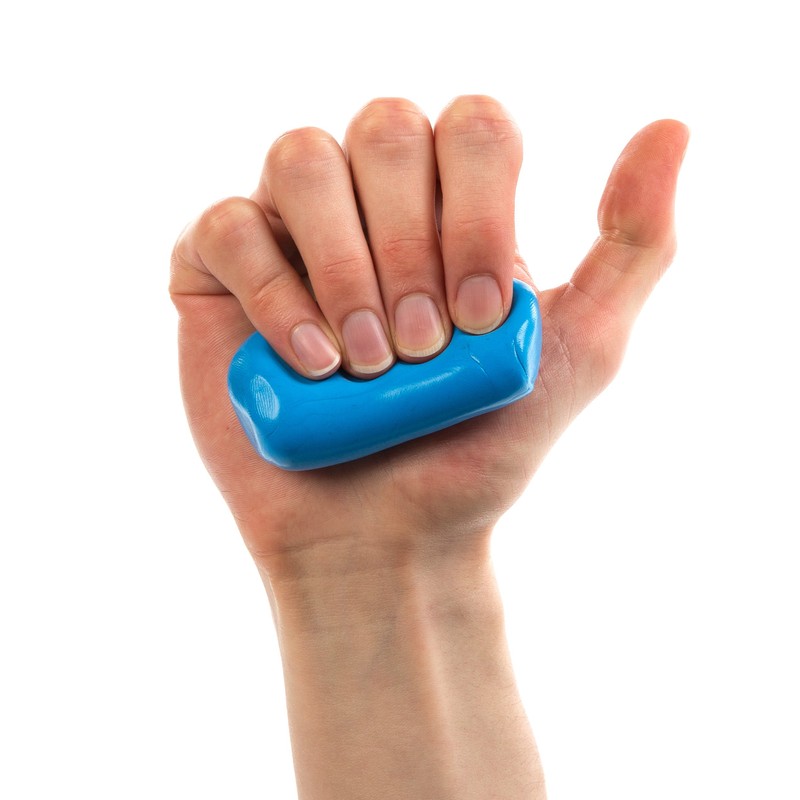 Meglio Therapy Clay Solid Blue 57g Hand Training Rehab