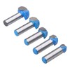 ROOCBIT Core Box Router Bit Set Double Flute Round Nose