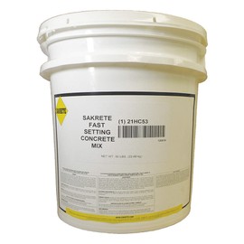 Sakrete Concrete Mix,Pail,50 lb,Fast Setting 120019-1 Each