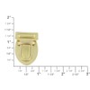 Buckleguy.com T3016 Natural Brass, Tuck Lock, Solid Brass-LL