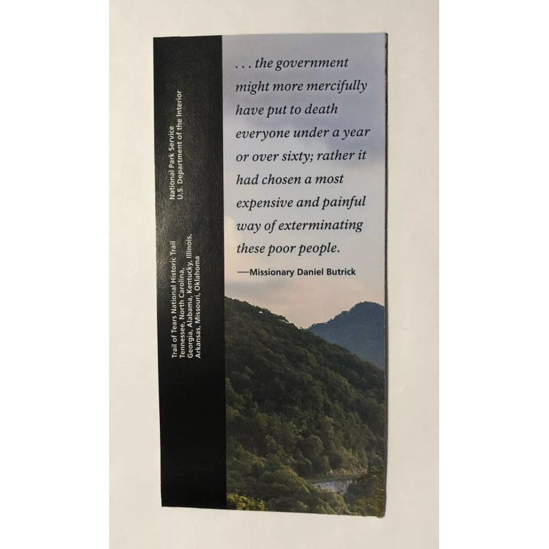 Trail Of Tears National Historic Trail Park Unigrid Brochure Map