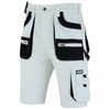 MS9 Mens Cargo Combat Painter Work Working Short Shorts White