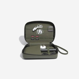 Stackers Cable Storage Bag, olive green, Minimalist