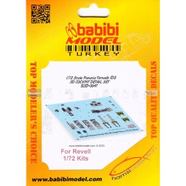 Babibi Model BBBB3D0047 1:72 Babibi Model 3D Cockpit Detail Set - Tornado IDS (REV kit)