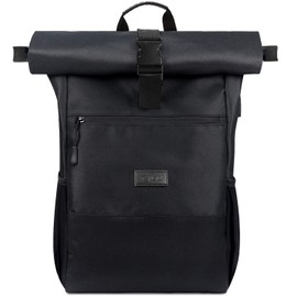 Unisex Rolltop Backpack, Daypack With Compartment For 12 - 17 inch / 30.5 - 43 cm Laptop, Waterproof And Anti-Theft