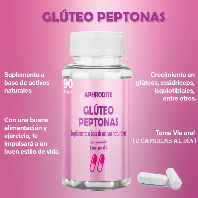 Suplemento Aphrodite Crecimiento Muscular Gluteo 90 Capsulas Sin Sabor
