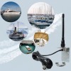 Hys Vhf Marine Antenna Low-profile 156-163Mhz Antennas W/16.4ft(5m) Rg