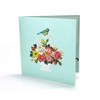ETA 3D Bird and Flower Basket Pop Up Greeting Card