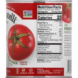 Dei Fratelli Whole Tomatoes - All-Natural Vine-Ripened – Non-GMO (28 oz. cans, 12 pack)