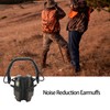 Noise Cancelling Earmuffs, Foldable Shooting Ear Protection with Soft Padding