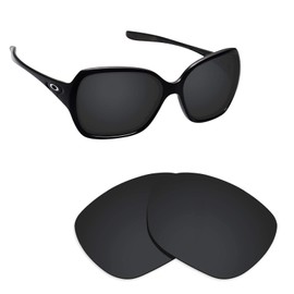 Alphax Stealth Black Polarized Replacement Lenses for Oakley Overtime OO9167