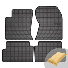 FROGUM EL Toro Rubber Mats All Year Round Set of Car Floor Mats for Ford Focus I 1998-2004 | Durable Rubber Material | 1.5 cm Protective Edge