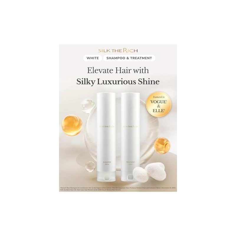 SILK THE RICH Set de champú y acondicionador Fórmula hidratante