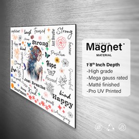 Magnet for Her - You are One Amazing Lady - Ideal Gift for Mom, Daughter, Sister, Friend, Wife, Grandmother, or Any Woman - 5.5 x 4.84 Inches AWM160