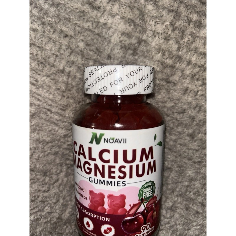 NOAV II Calcium Magnesium Zinc Gummies with Vitamin D &