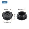 sourcing map 5 Pcs Cable Cord Grommet, 1" Inch (25mm)