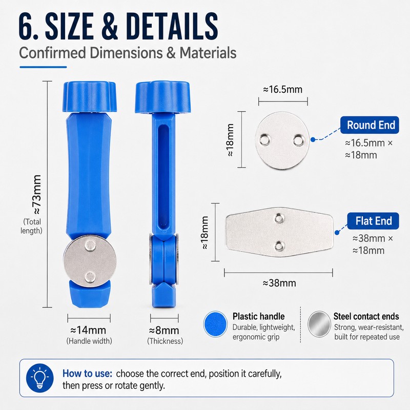 2-in-1 Bike Brake Piston Reset Tool for Disc Brakes –