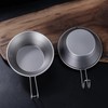 ATiAP Sierra Cup Titanium Camping Bowl 260ML with Fixed Handle