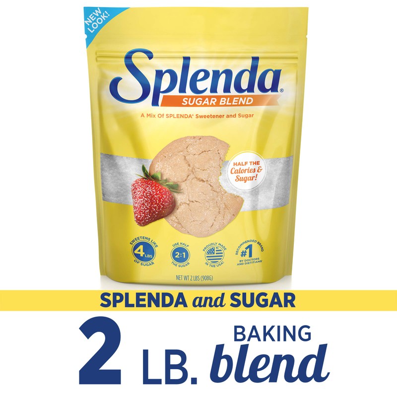 SPLENDA Low Calorie Sweetener for Baking Resealable Bag, Sugar Blend,