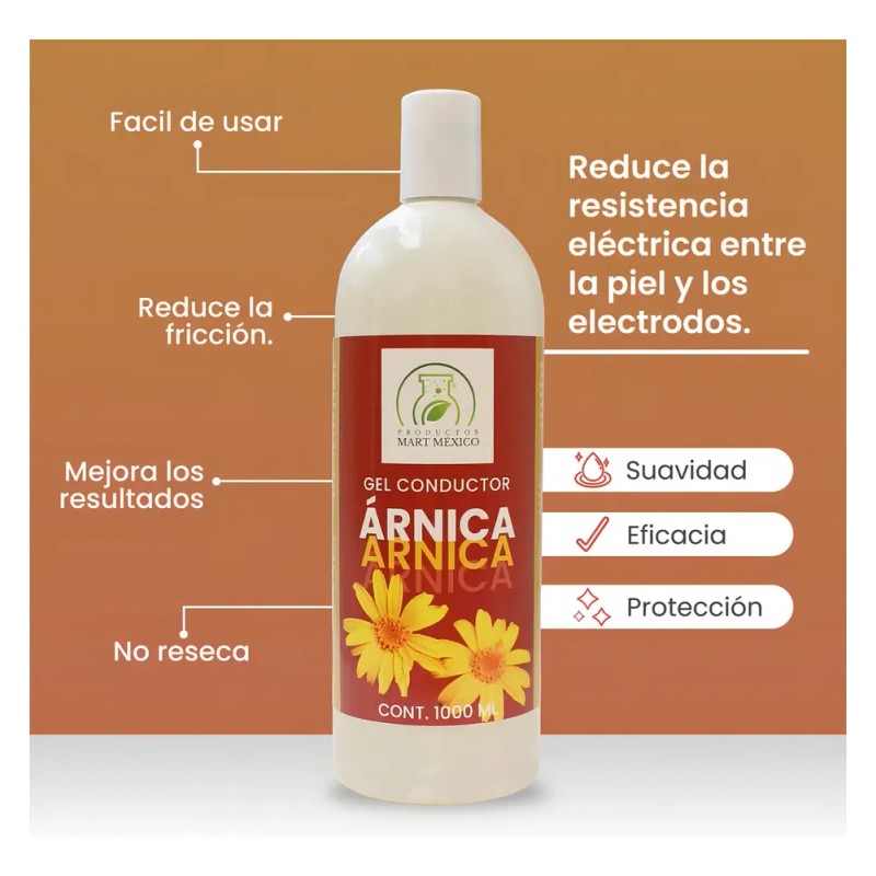 Gel Conductor De Árnica Facial & Corporal Aparatología 1 L