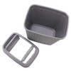 JVL 13-357GY Knit Design Loop Plastic 10 Litre Push Top
