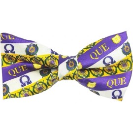Omega Psi Phi New!  Men Bow tie,Purple & Gold RQQ bowtie, purple Omega Psi Phi