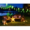 OMK 6 Pack Green LED Christmas Flame Effect Light Bulb