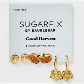 Sugarfix by Baublebar Good Harvest - Acorn - Pumpkin - Leaf - Fall