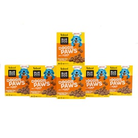 Blue Dog Bakery Natural Dog Treats, Doggie Paws, Original, Peanut Butter & Molasses Flavor