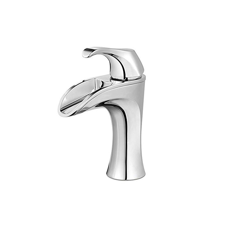 Pfister LF-042-BRCC Brea 4 in. Centerset Single-Handle Waterfall Bathroom Faucet