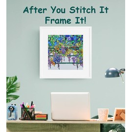 Orenco Originals Louis Comfort Tiffany Wisteria -14 Count Counted Cross Stitch Patterns