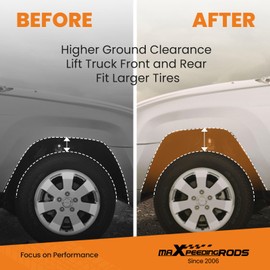 maXpeedingrods 3.5" Front & 2.5" Rear Leveling Kit for Ford Expedition 2003-2018, for Lincoln Navigator 2WD/4WD, SUV Lift Strut Spacers, Gray