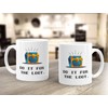 MoonWorks® Kaffee-Tasse Gaming Spruch do it for the loot Schatztruhe