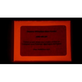 Glow in The Dark Pigment Powder - Neutral and Fluorescent Color for Art Painting, Fine Art, Nail Art Paint, and DIY Crafts - Long Lasting 10+ Color Options - Neutral Red - (1 Ounce)