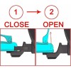 TREK POWER Straight Tongue Trailer Coupler 3500lbs For 2" Hitch