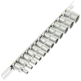 A-IN222 Set Inch Nuts Tool 5/32 - 9/16 Inch Drive 6.3 mm (1/4 Inch) Profile 12-Point