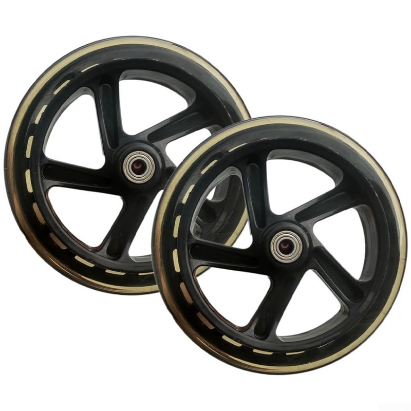 Silent PU Wheels for Scooters, Carts, Roller Skates Perfect for