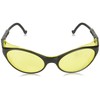 Honeywell Home Amber Safety Glasses, Scratch-Resistant, Wraparound, Yellow (S1601)