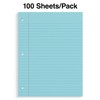 STAPLES Wide Ruled Filler Paper, 8” x 10.5”, White, 120