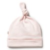 Wilson & Frenchy Organic Stripe Rib Knot Hat - Cantaloupe,