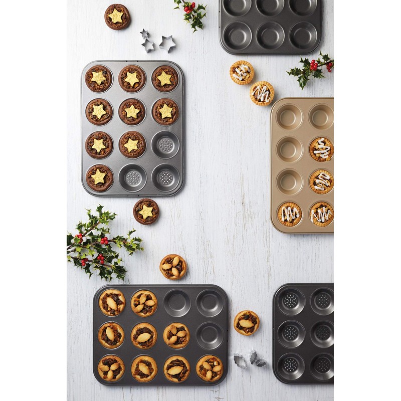 KitchenCraft Mince Pie Tray Crusty Bake KCMCCB29