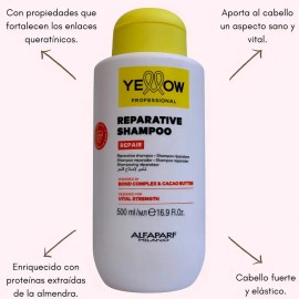Shampoo Restructurante Cabello Fuerte Y Elástico 500mlyellow