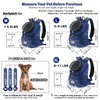 RABBICUTE Pet Dog Carrier Backpack Adjustable Breathable Front Pack Head